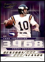 2001 Fran Tarkenton Quantum Leaf - Century Season (#'d to 1000) (#:CS-14) (Stock: 1) - $3.50