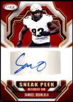 2026 Samuel Okulola Sage - Sneak Peak Autograph Red (#:SPA-SD) (Stock: 2) - $4.00