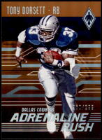 2016 Tony Dorsett Panini Phoenix - Adrenaline Rush Orange (#'d to 299) (#:AR-TD) (Stock: 1) - $2.50