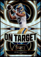 2025 Puka Nacua Select - On Target Silver Prizm (#:15) (Stock: 1) - $2.50