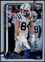 2025 Tyler Warren Topps Chrome - Rookie Refractor (#:346) (Stock: 1) - $5.00