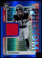 2025 Jaylin Noel Donruss Optic - Rookie Phenom Jersey Blue Hyper Prizm (#:RPBH-JNL) (Stock: 1) - $4.00