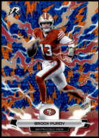 2025 Brock Purdy Topps Resurgence - Blue and Orange Spark Refractor (#:86) (Stock: 2) - $3.50
