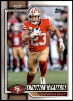 2026 Christian McCaffrey Topps (#:186) (Stock: 5) - $1.00
