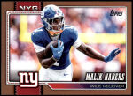 2026 Malik Nabers Topps - Gold (#'d to 2026) (#:153) (Stock: 1) - $3.00