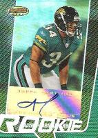 2005 Alvin Pearman Bowman's Best - Rookie Autograph (#'d to 999) (#:158) (Stock: 1) - $9.00